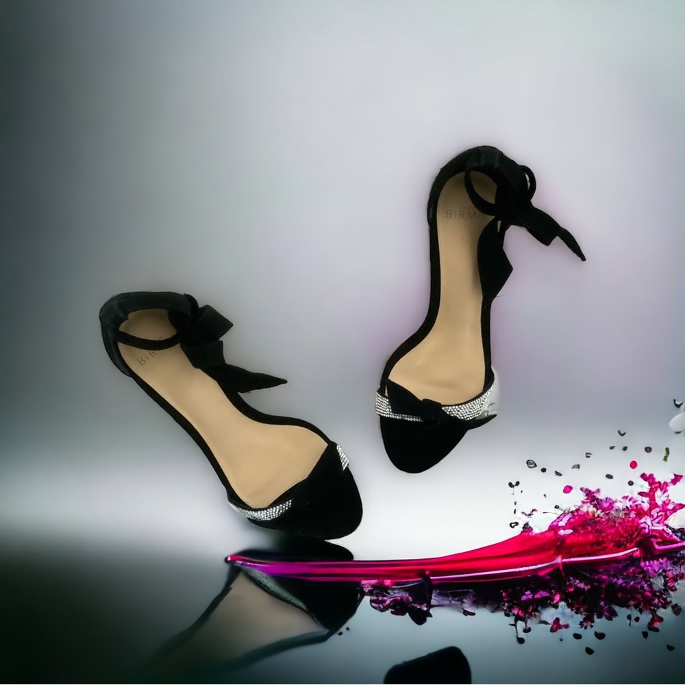 Nib Alexandre Birman Clarita Crystal & Bow Sandal… - image 7